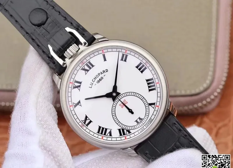Chopard L.U.C 161923-1001 1:1 Best Edition Replica Watch Black Strap